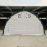 Front and Rear Panel with Zipper Rollup Door for Storage Shelter 20'x30'x12'