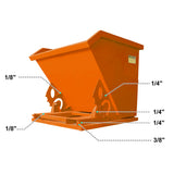 Greatbear Self Dumping Hopper - 1 Cubic Yard