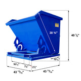 Greatbear Self Dumping Hopper - 1 Cubic Yard