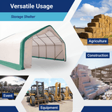 Single Truss Storage Shelter W20'xL20'xH12'