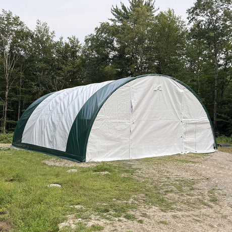 Single Truss Arch Storage Shelter W30'xL40'xH15'
