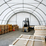 Single Truss Arch Storage Shelter W30'xL85'xH15'
