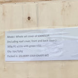 The Whole Set Cover Parts for Storage Shelter W30'xL40'xH15'