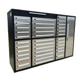 7ft Garage Storage Cabinet (35 Drawers & 1 Cabinet)