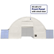 Front Wall with Winch door for Container Canopy Shelter 40'x40'x13'