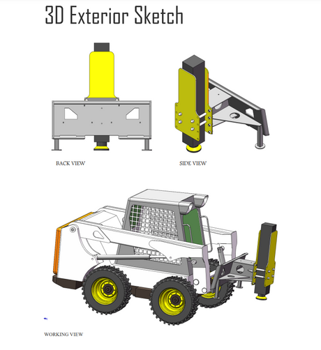 Greatbear Skid Steer Post Driver