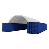 Fortified 20'x40' Double Truss Container Shelter