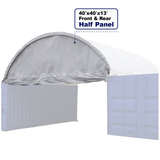 Front and Back Half Panels for Container Canopy Shelter 40'x40'x13'