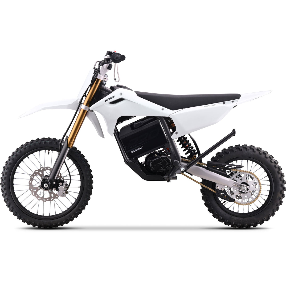MotoTec Pro 72V/35Ah 8000W 17/14 Off-Road Electric Dirt Bike