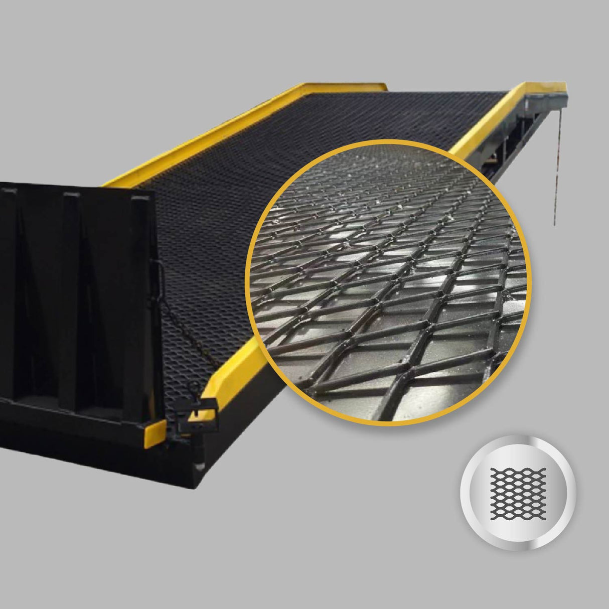 Portable Loading Dock Ramps Yard Ramp - 18,000 lb. Capacity