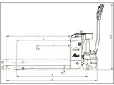 HANGCHA Full Electric Pallet Jack 3,000lbs Capacity