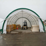 Single Truss Arch Storage Shelter W20'xL30'xH12'