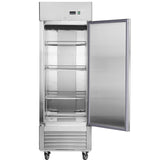 27"W Commercial Freezer 19 cu. ft. Single Solid Door Reach-In Freezer
